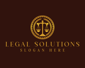 Law Justice Scale logo