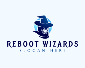 Wizard Sorcerer Gaming logo design