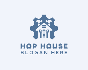 House Tools Home Improvement logo design