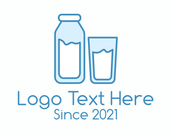 Milk logo example 3