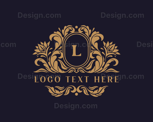 Floral Wedding Event Logo