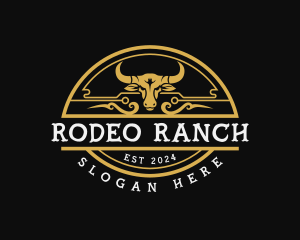 Western Bull Rodeo Ranch logo design