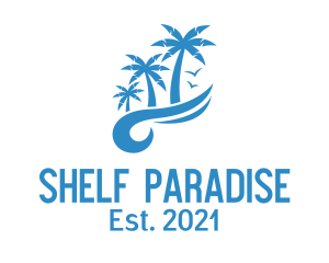 Blue Vacation Resort  logo design