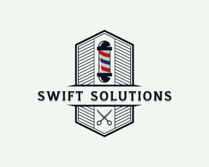 Barbershop Scissors Logo