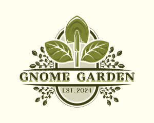 Garden Landscaping Shovel logo design