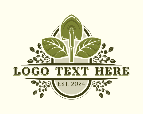 Garden Landscaping Shovel logo