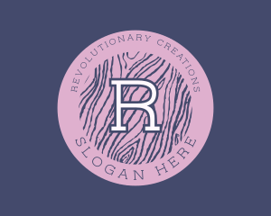 Feminine Wood Company logo design