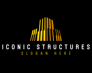 Building Structure Architecture logo design