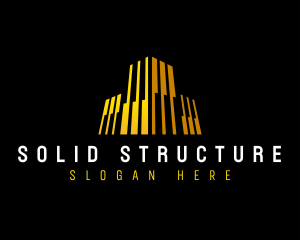 Building Structure Architecture logo design