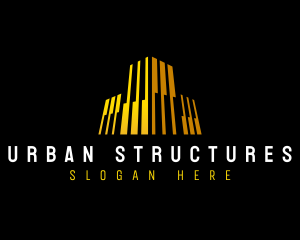 Building Structure Architecture logo design