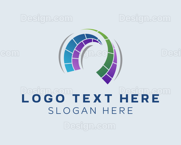 Colorful Swoosh Business Logo