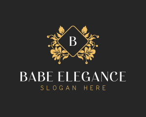 Floral Wedding Event logo design