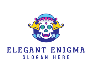 Colorful Skull Costume logo