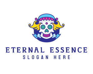 Colorful Skull Costume logo