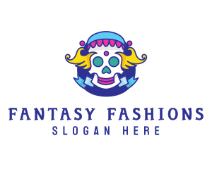 Colorful Skull Costume logo