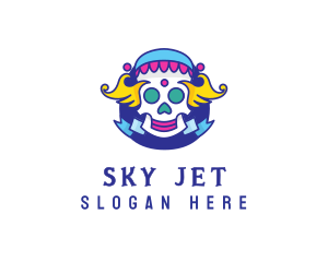 Colorful Skull Costume logo