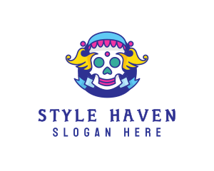 Colorful Skull Costume logo