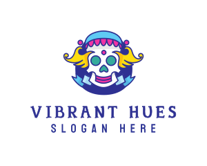 Colorful Skull Costume logo