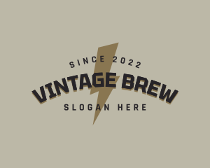 Vintage Hipster Apparel logo design