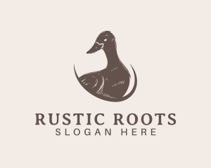 Rustic Duck Poultry logo design