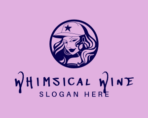 Female Hip Hop Musician  logo design