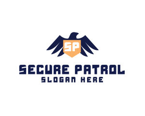 Eagle Shield Security logo design