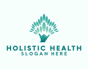 Green Tree Hand logo