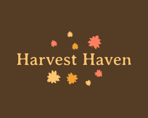 Autumn Leaves Nature logo design