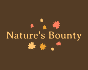 Autumn Leaves Nature logo design