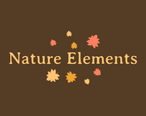 Autumn Leaves Nature logo design