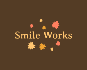 Autumn Leaves Nature logo