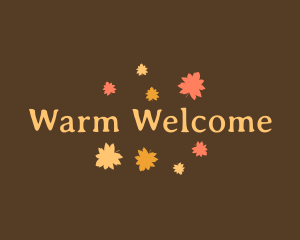 Autumn Leaves Nature logo design