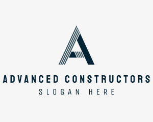 Architecture Property Builder Letter A logo design