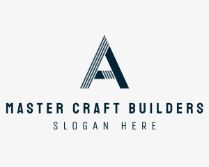 Architecture Property Builder Letter A logo