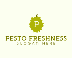 Spiky Durian Fruit logo design