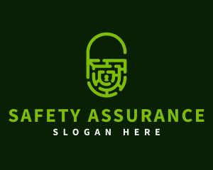 Open Padlock Labyrinth logo