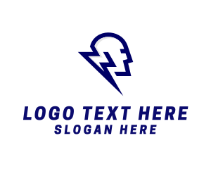 Lightning Electrical Energy Head logo