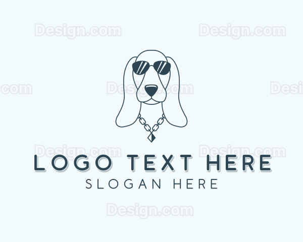 Dog Animal Fashion Logo