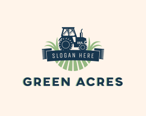 Tractor Field Agriculture logo