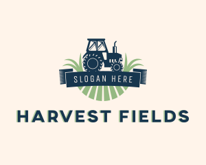 Tractor Field Agriculture logo design