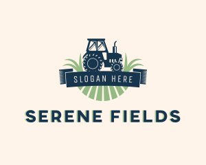 Tractor Field Agriculture logo design