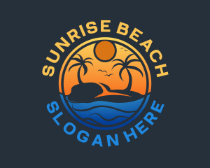 Summer Island Beach Tour logo design