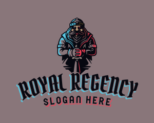 Gaming Royal Sword  logo design