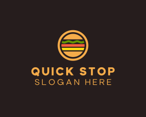 Burger Snack Signage logo design