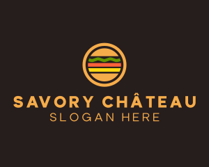 Burger Snack Signage logo design