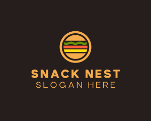 Burger Snack Signage logo design