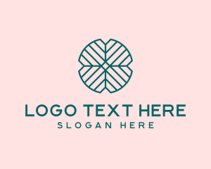 Abstract Leaf Pattern logo