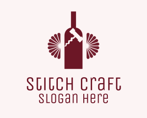 Red Wine Bottle Logo