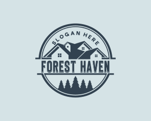 Forest Property Roof logo design