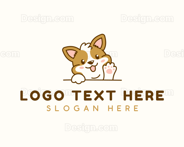 Grooming Dog Veterinary Logo